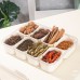 Moellyn Divided Serving Tray with Lid and HandlePortable Snack Platters for Parties, Entertaining, Picnic