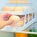 Moellyn Egg Dispenser For Refrigerator, Automatic Egg Rolling Holder